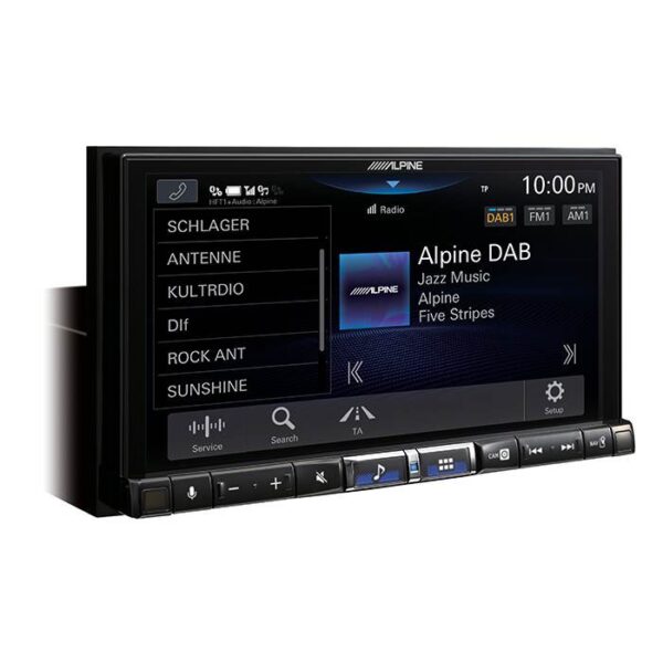 Alpine ILX-705D trådløs Appel Carplay 2-DIN 7" Bilstereo > Multimedie