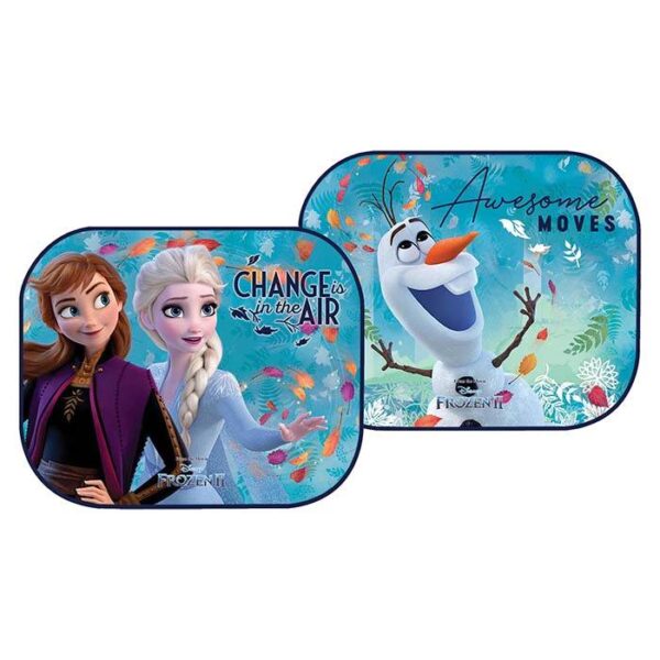 Disney solbeskytter Frozen 2 - 2 stk. - 44x35 cm Indvendig tilbehør > Solbeskyttelse