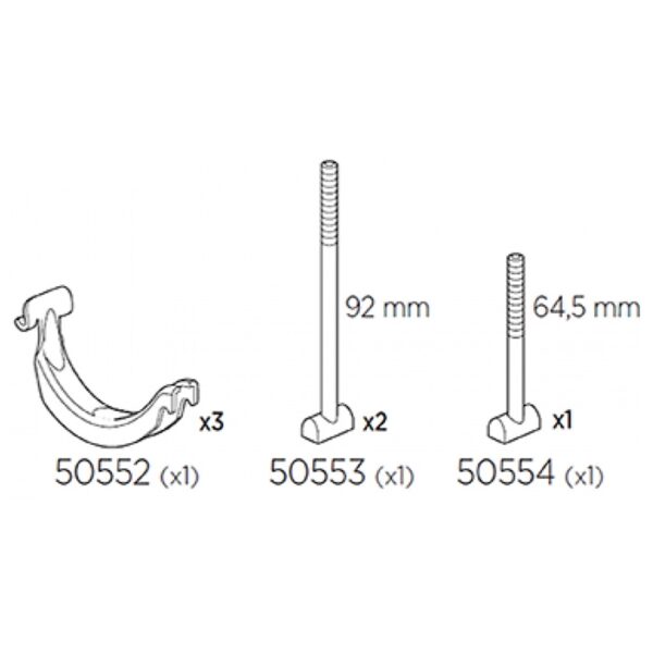 Thule Squarebar adapter til Proride Transportudstyr > Cykelholder