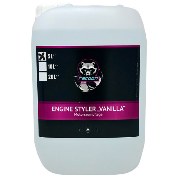 Udgået_Racoon Motorrens og pleje - engine styler vanilla 5 ltr Bilpleje > Vaskeprodukter