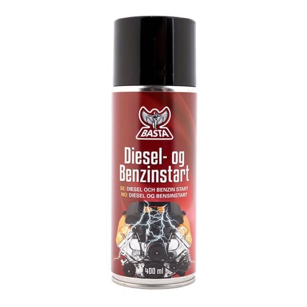 Basta Dieselstart/Benzinstart 400 ml. Olie & Kemi > Spray