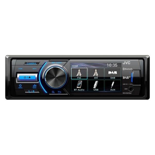 JVC autoradio KD-X561 1 DIN multimedia 3" skærm med FM og DAB+ Bilstereo > DAB radioer