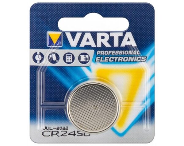 Varta CR2450 knapcelle batteri - 1 stk. Indvendig tilbehør > Batterier