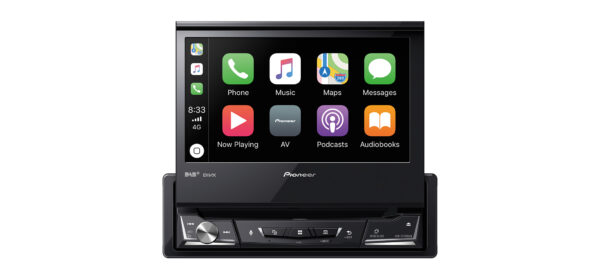 Pioneer AVH-Z7200DAB - Enkelt DIN bilradio med udfoldelig skærm Bilstereo > DAB radioer