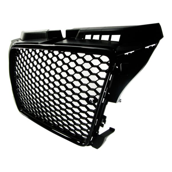 JOM Frontgrill honeycomb i mat sort til Audi A3 8P årgang 2009-2012 Styling > Frontgrill