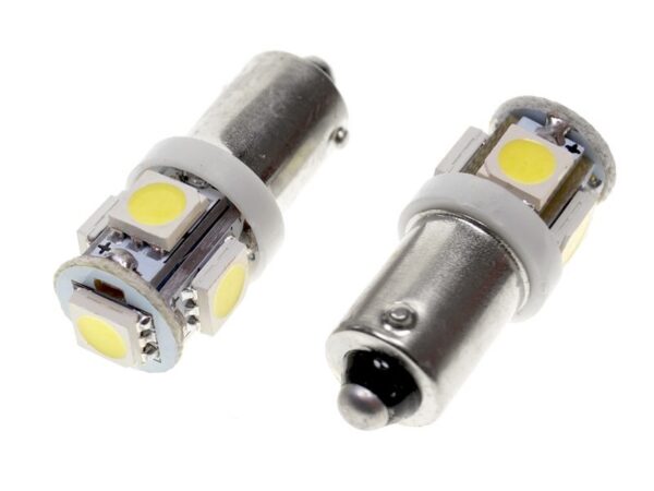 Positionssæt 5xSMD 12V BA9s - Xenon hvid Udvendig tilbehør > Pærer