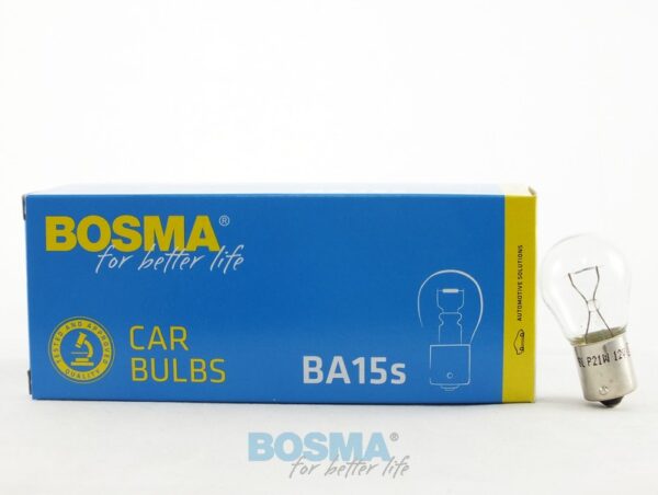Bosma Pære 12V 21W P21W BA15s - 1 stk. Udvendig tilbehør > Pærer
