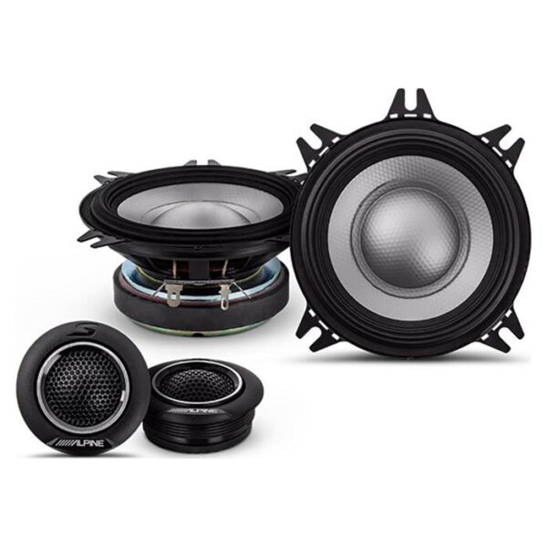 Alpine S2-S40C 10 cm Højttaler Coaxial 2 vejs komponentsæt Bilstereo > Højttalere