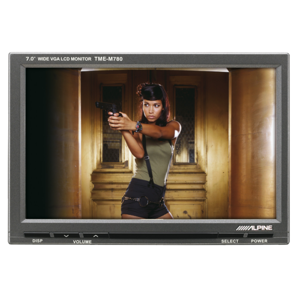 Alpine TME-M780EM 7" Slave Monitorskærm Bilstereo > Multimedie > Monitorskærme