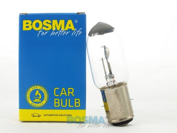 Bosma Pære 6V 35/35W BA20d SEMI HALOGEN - 1 stk. Udvendig tilbehør > Pærer