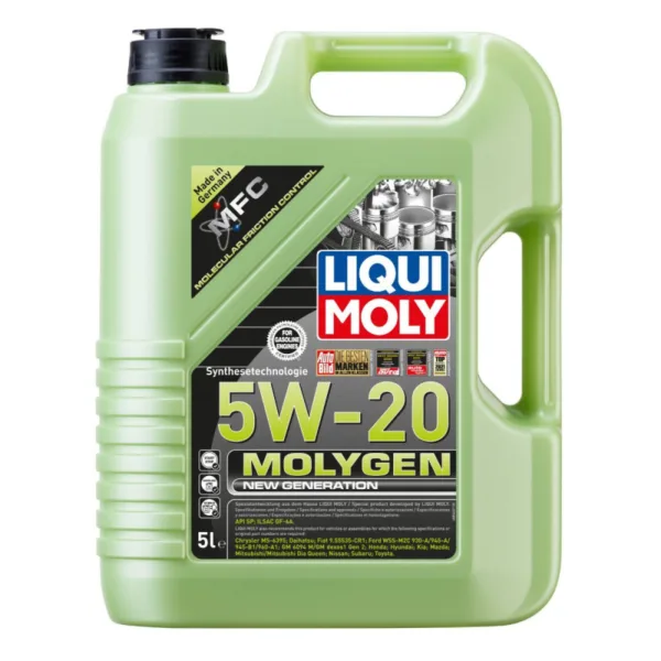 5W20 Molygen New generation motorolie fra Liqui Moly
