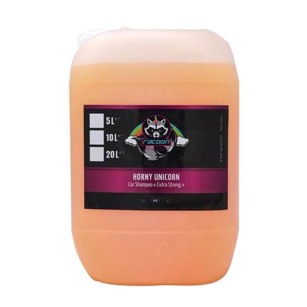 Racoon bilshampoo - horny unicorn car shampoo ekstra strong 5 ltr Bilpleje > Vaskeprodukter