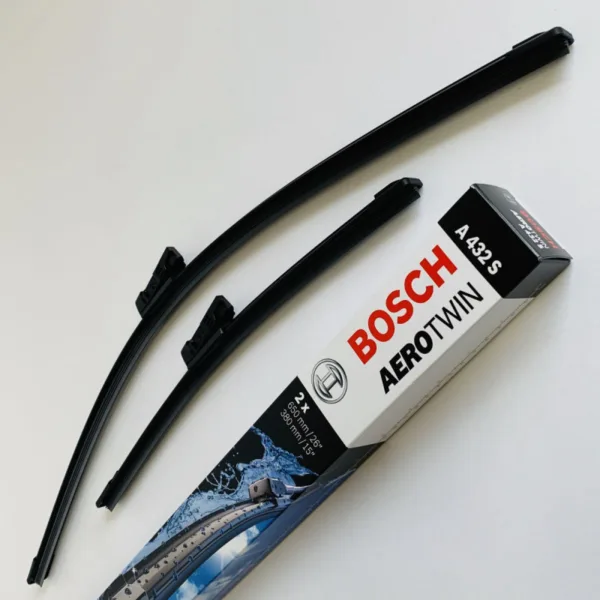 A432S Bosch AeroTwin Vinduesvisker / Viskerblade sæt på 65+38cm passer til Ford Fiesta årg. 2009 og frem Bosch Vinduesvisker / Viskeblade & Bagrudeviskere